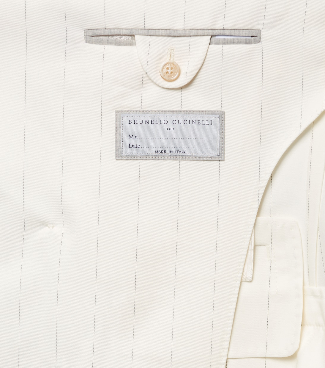 Wool and cotton suit jacket | Brunello Cucinelli