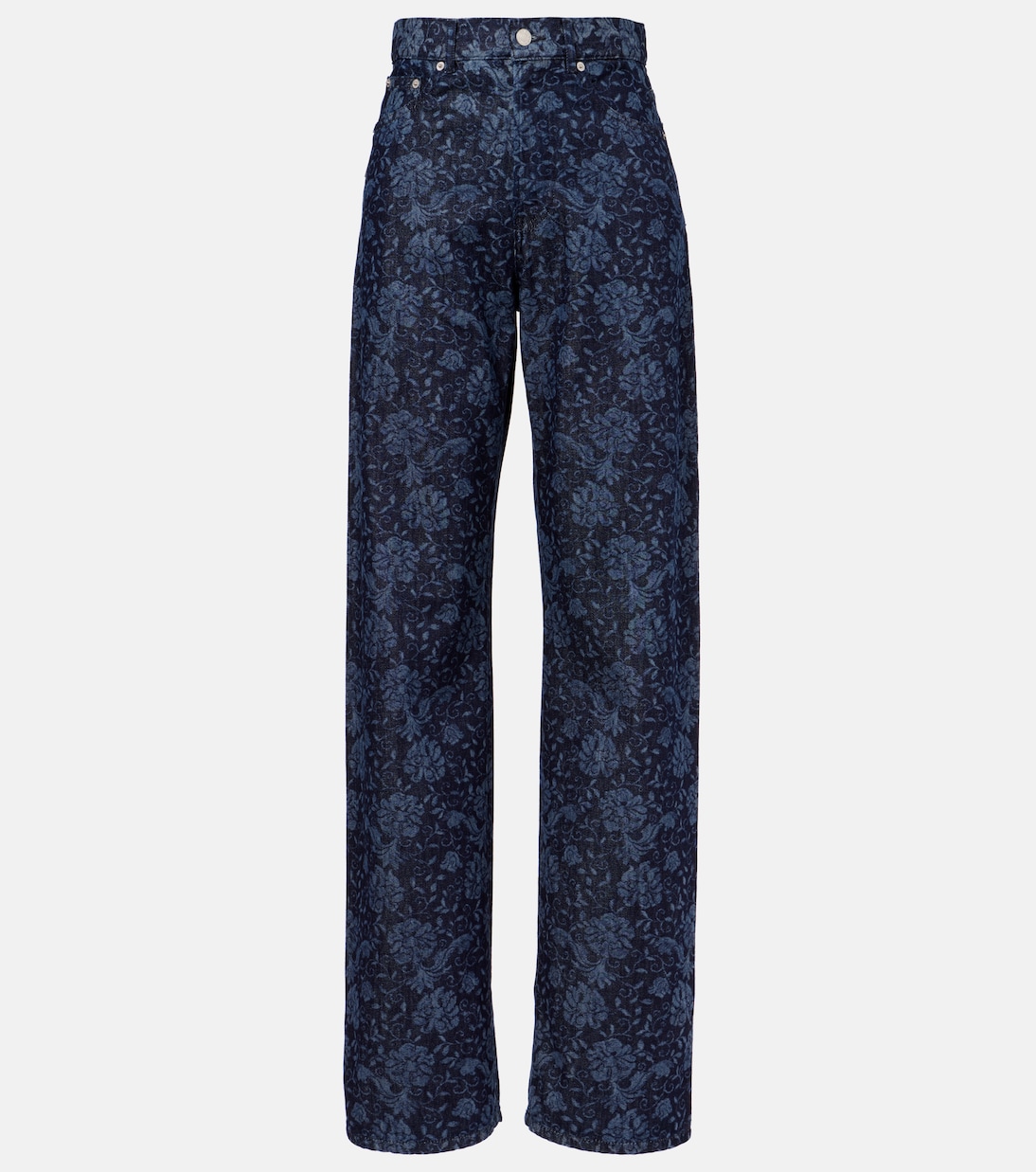 Jeans a gamba larga con stampa | Dries Van Noten