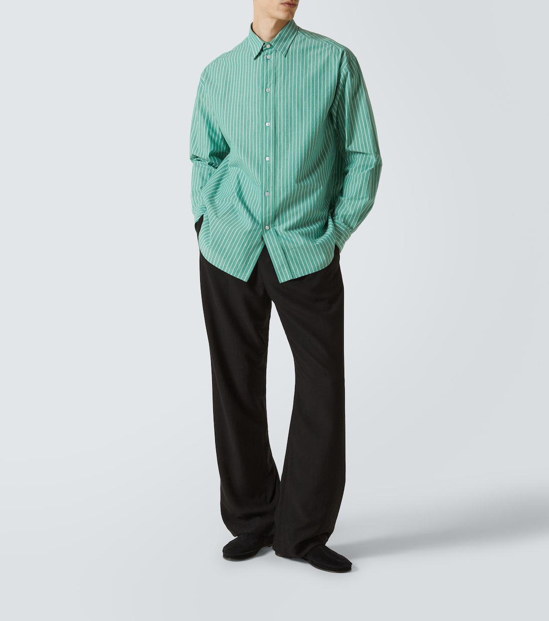 Miller striped cotton shirt | The Row