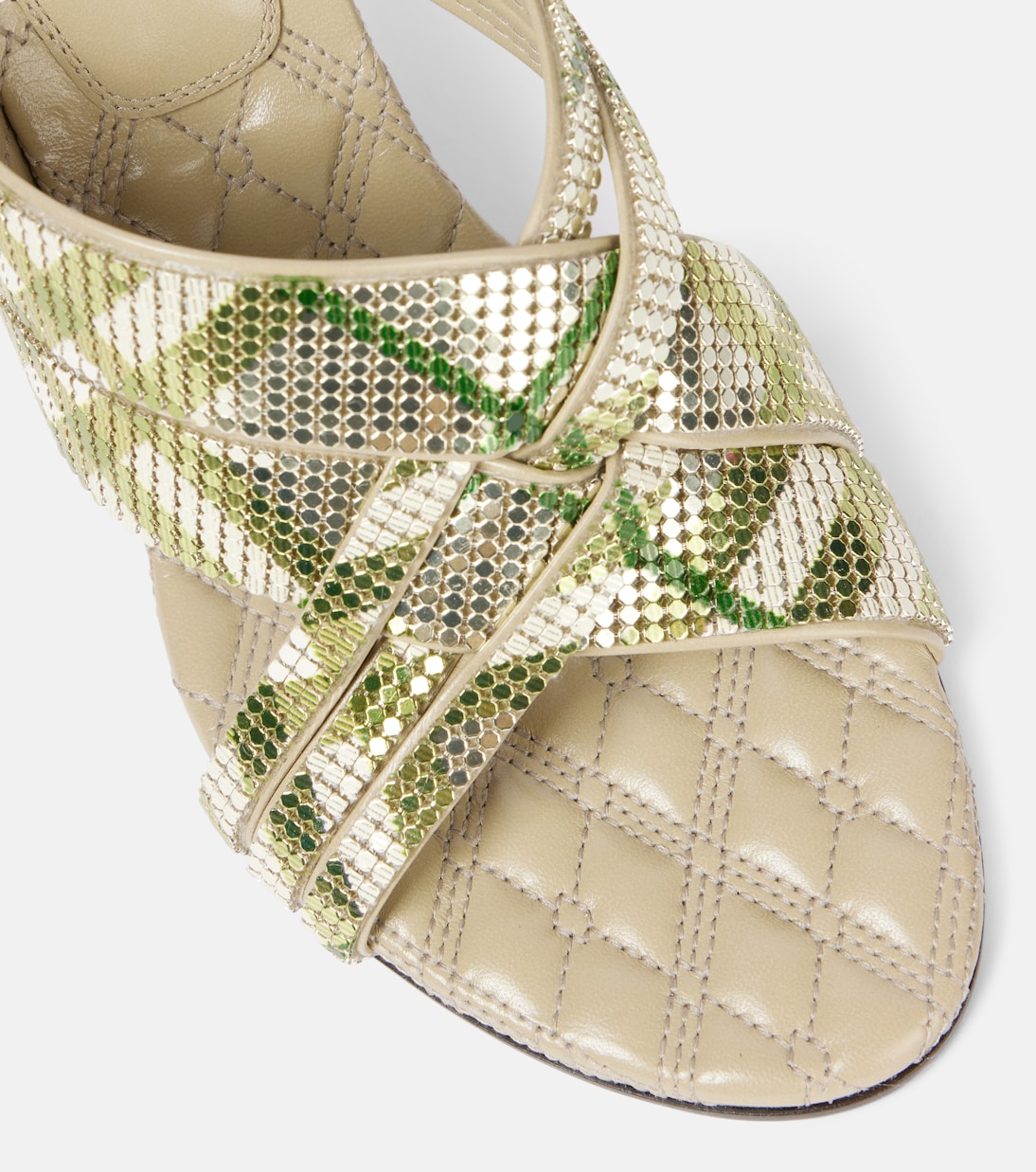 BURBERRY Mule Chic in Check Iconico per Giovani Stile Moderno