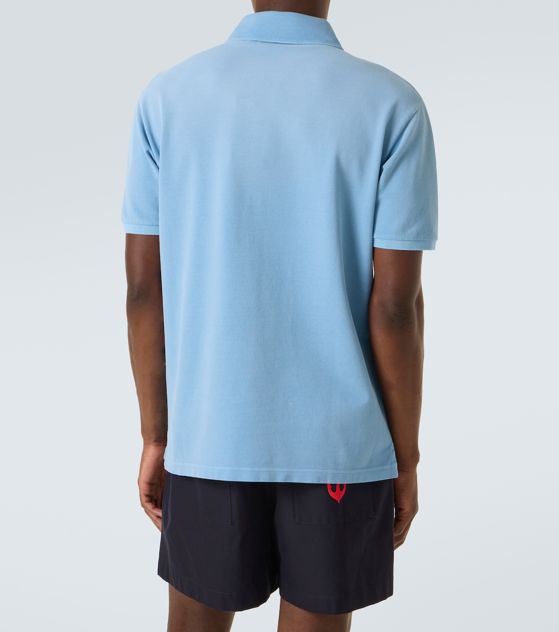 Polo Double G en piqué de coton mélangé | Gucci