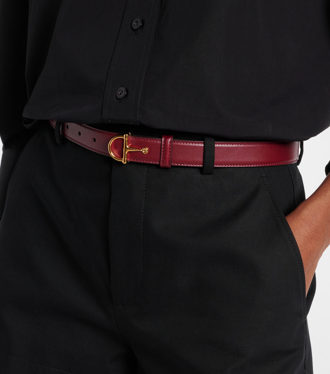 Cintura Horsebit in pelle | Gucci