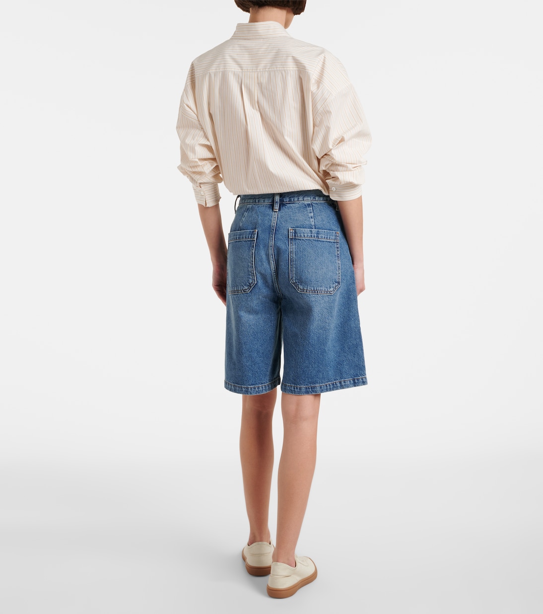 Short à taille mi-haute en jean | Frame