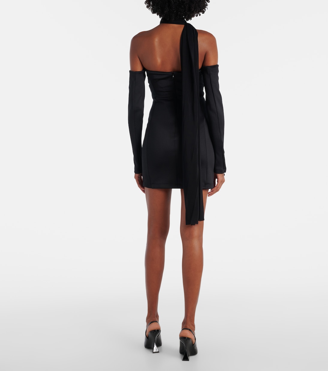 Scuba off-shoulder minidress | Blumarine