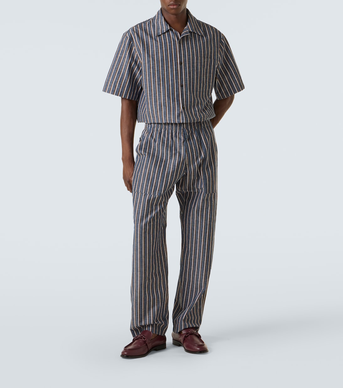 Striped bowling shirt | Bottega Veneta