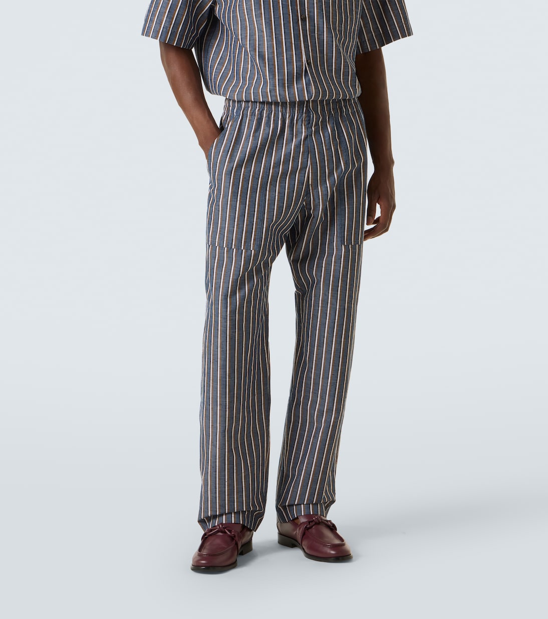 Striped bowling shirt | Bottega Veneta
