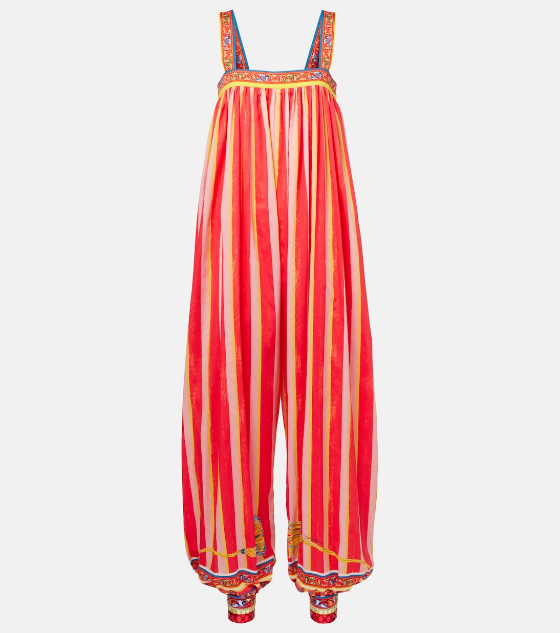 Printed cotton jumpsuit | Dolce&Gabbana