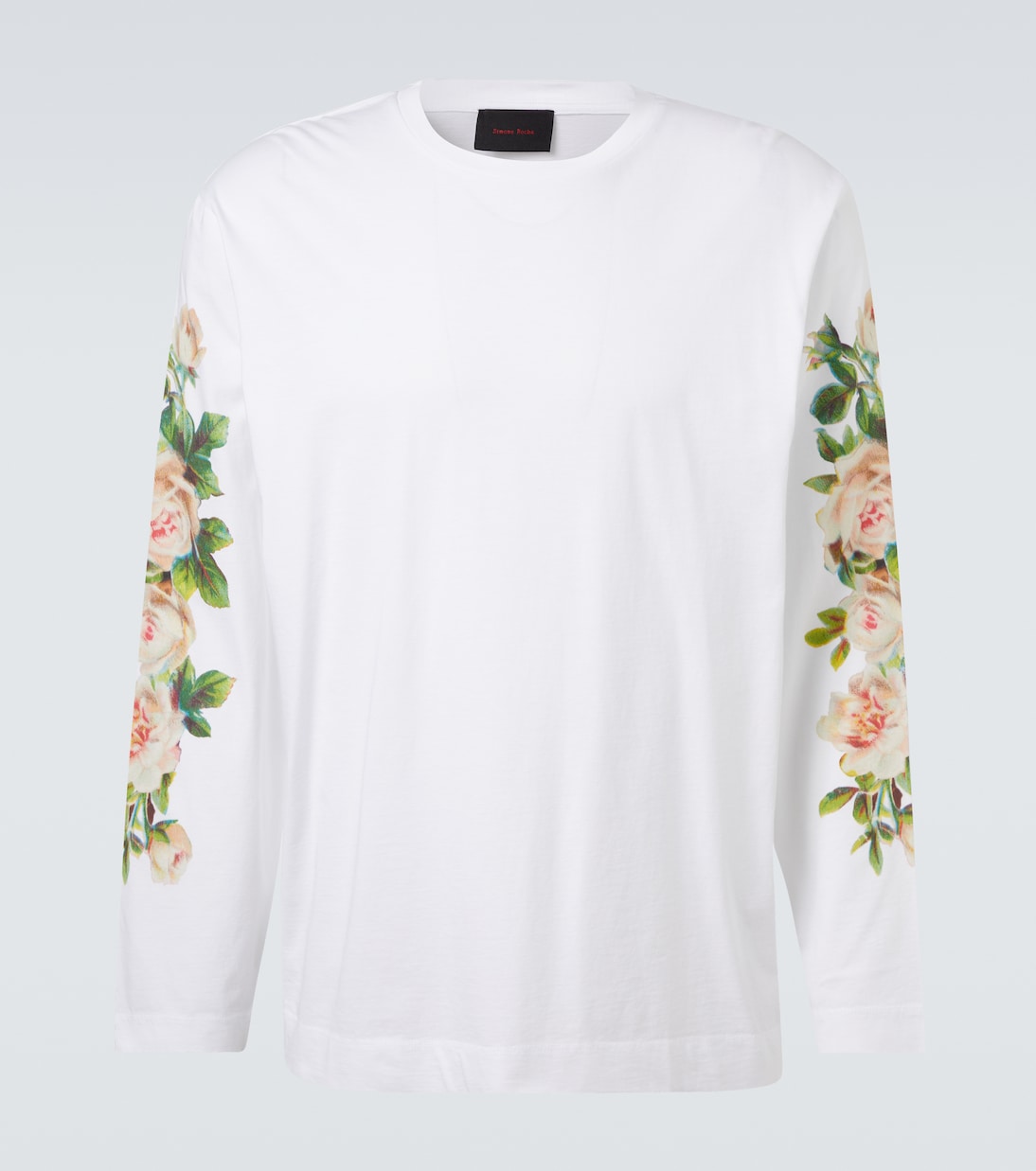 T-shirt Rose Bouquet en coton | Simone Rocha