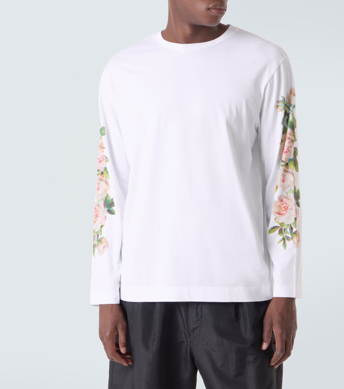 T-shirt Rose Bouquet en coton | Simone Rocha