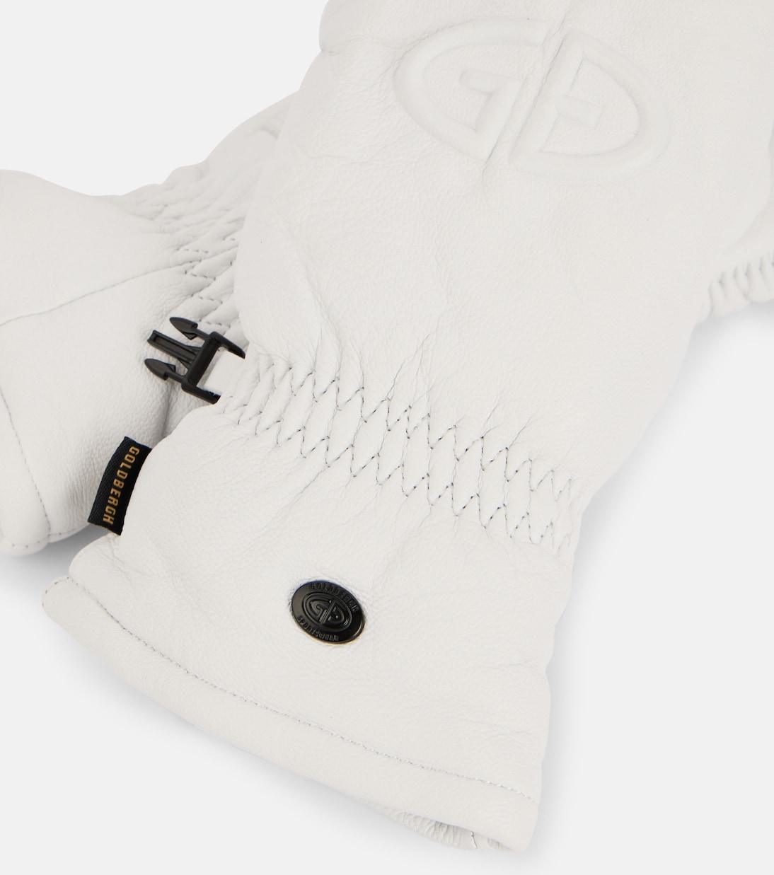 Hilja leather ski mittens | Goldbergh