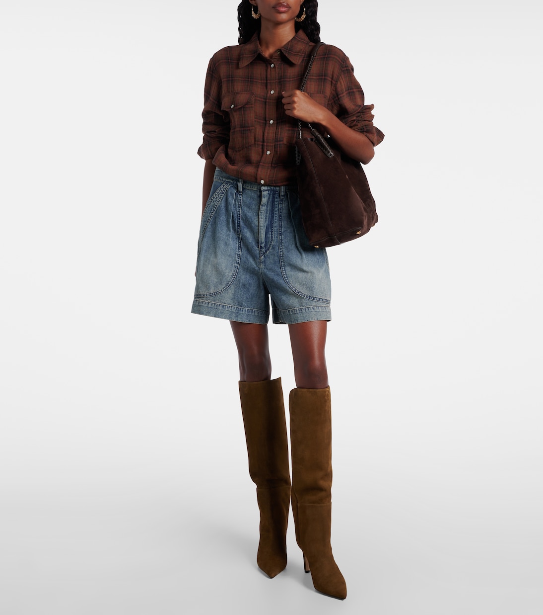 Alizze 85 suede knee-high boots | Jimmy Choo