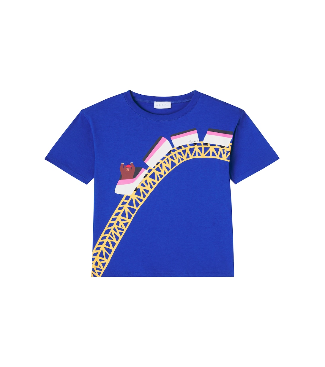 X Euan Roberts T-Shirt aus Baumwoll-Jersey | Gucci Kids