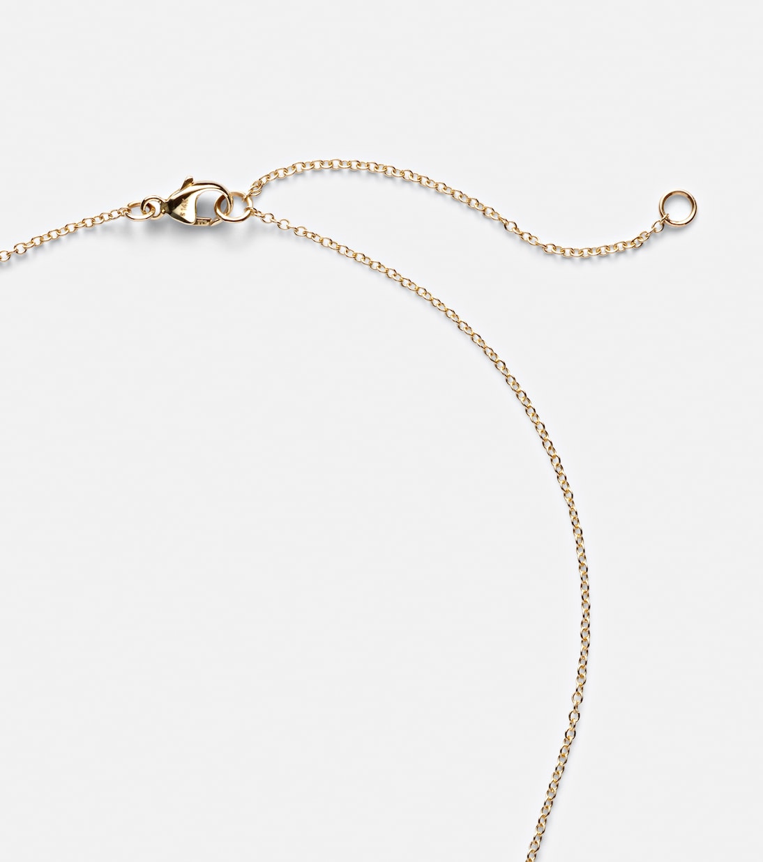 14kt gold chain necklace with tourmaline | Stone and Strand