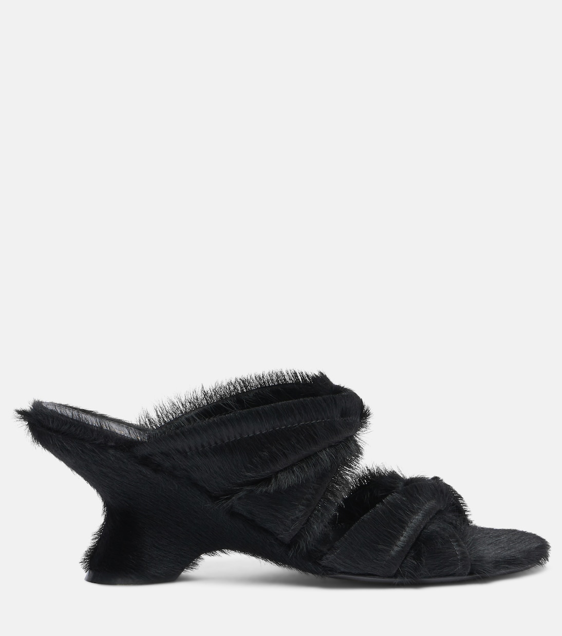 Sandali in cavallino e zeppa | Dries Van Noten