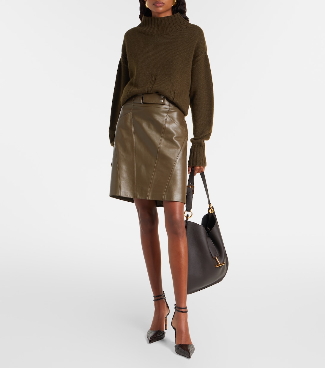 Tara leather shoulder bag | Tom Ford