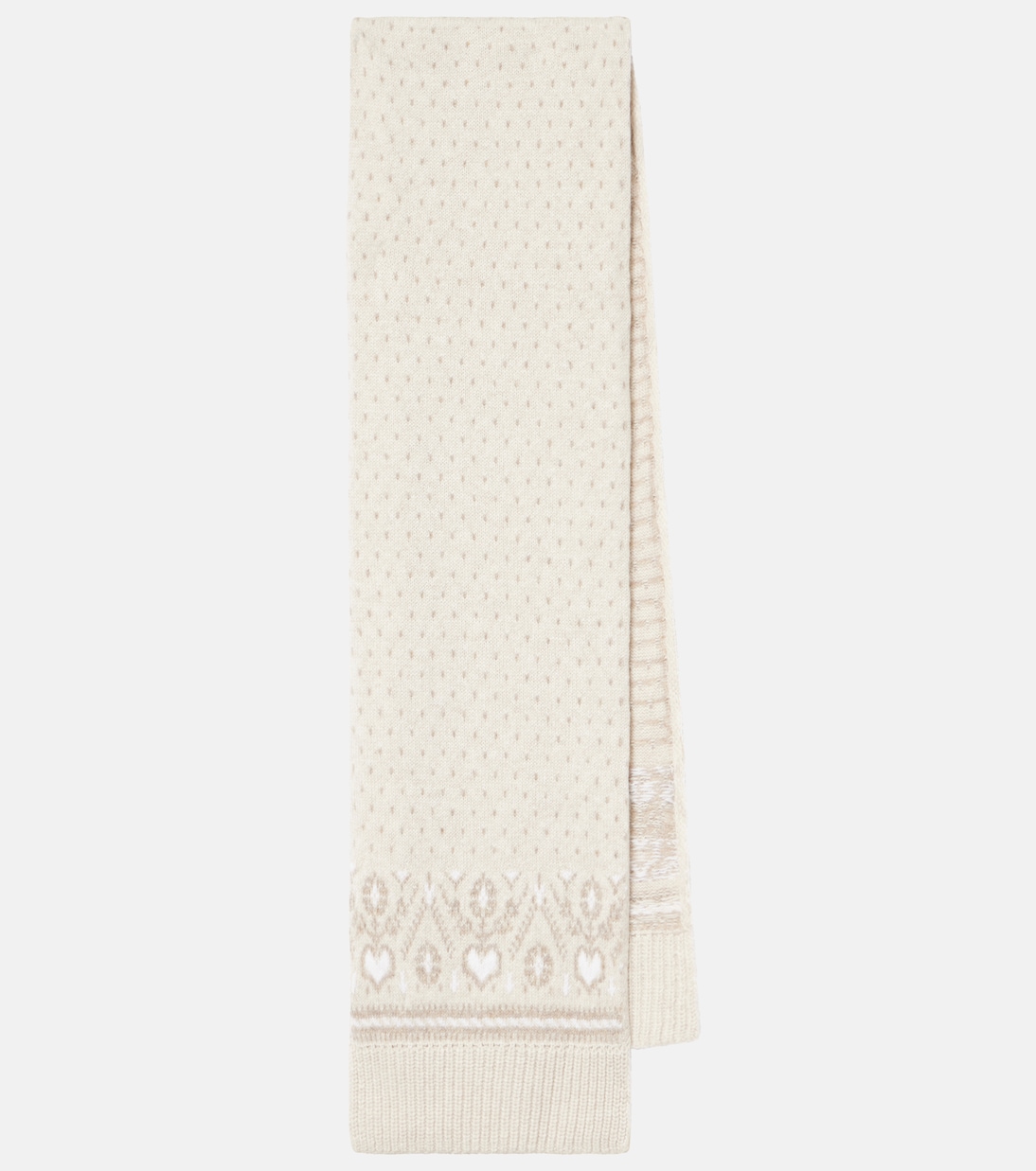 Lucerne Fair Isle cashmere scarf | Khaite