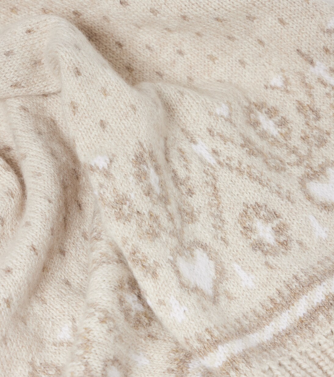 Lucerne Fair Isle cashmere scarf | Khaite