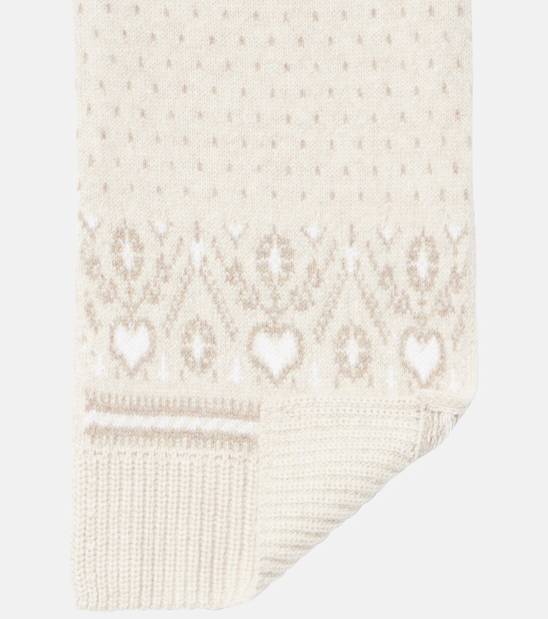 Lucerne Fair Isle cashmere scarf | Khaite