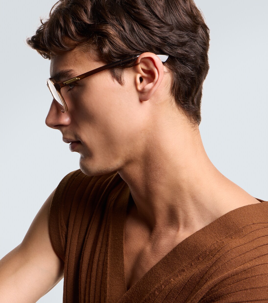 Aviator-Brille Slim Ribbon | Bottega Veneta