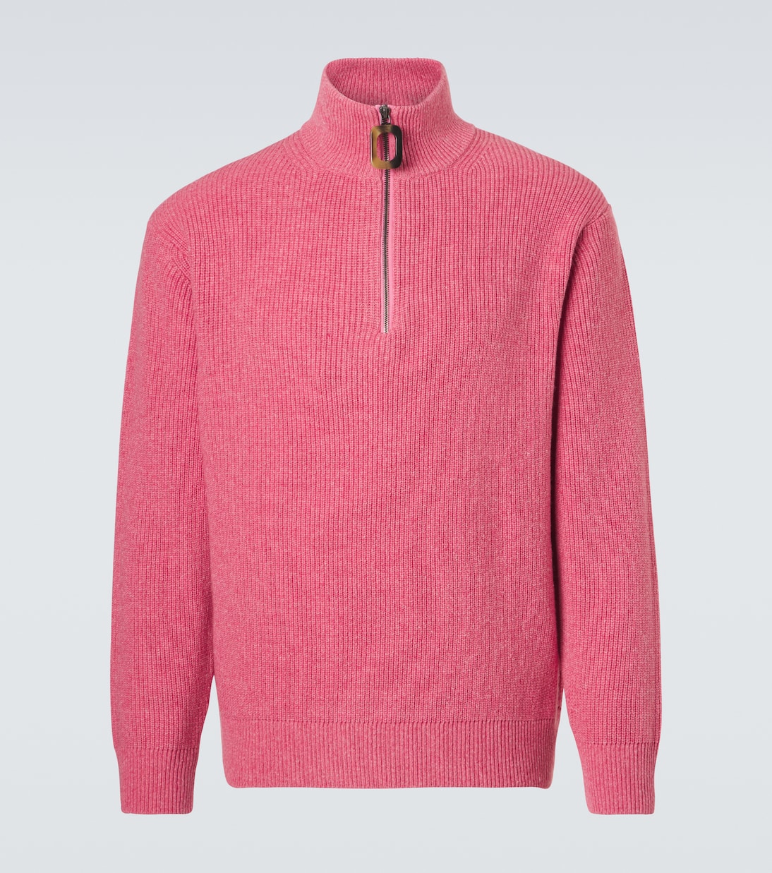 Wool and cotton half-zip sweater | JW Anderson