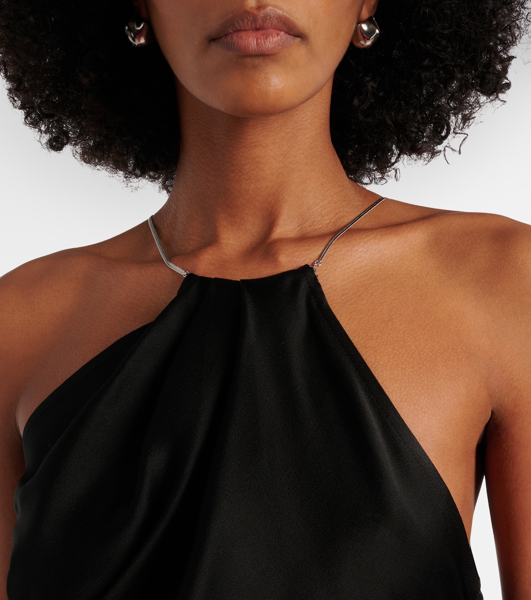 Draped satin top | Victoria Beckham