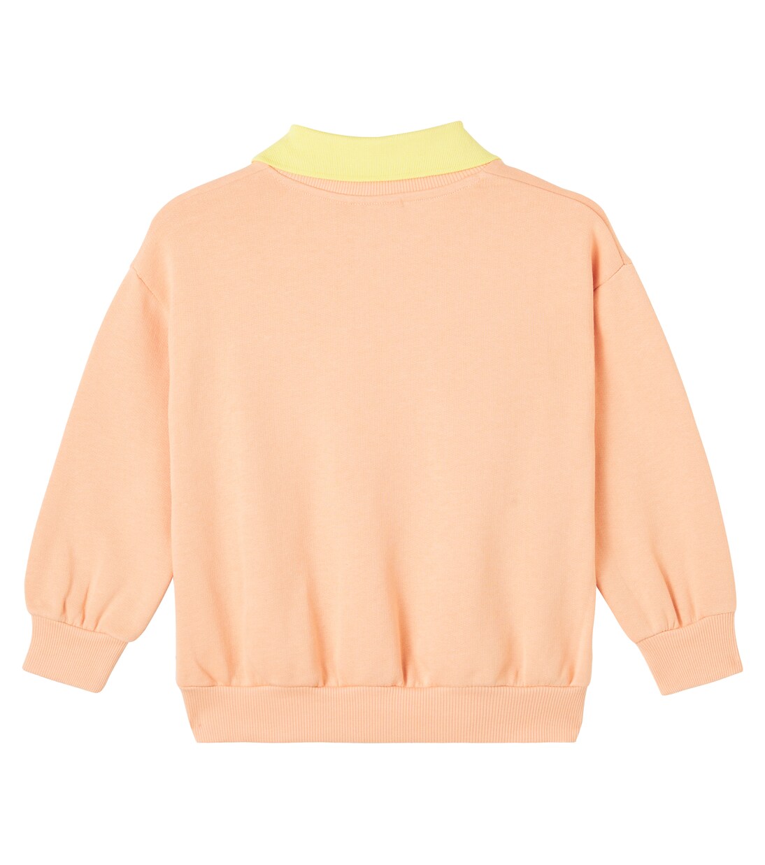 Heart embroidered cotton sweatshirt | Mini Rodini