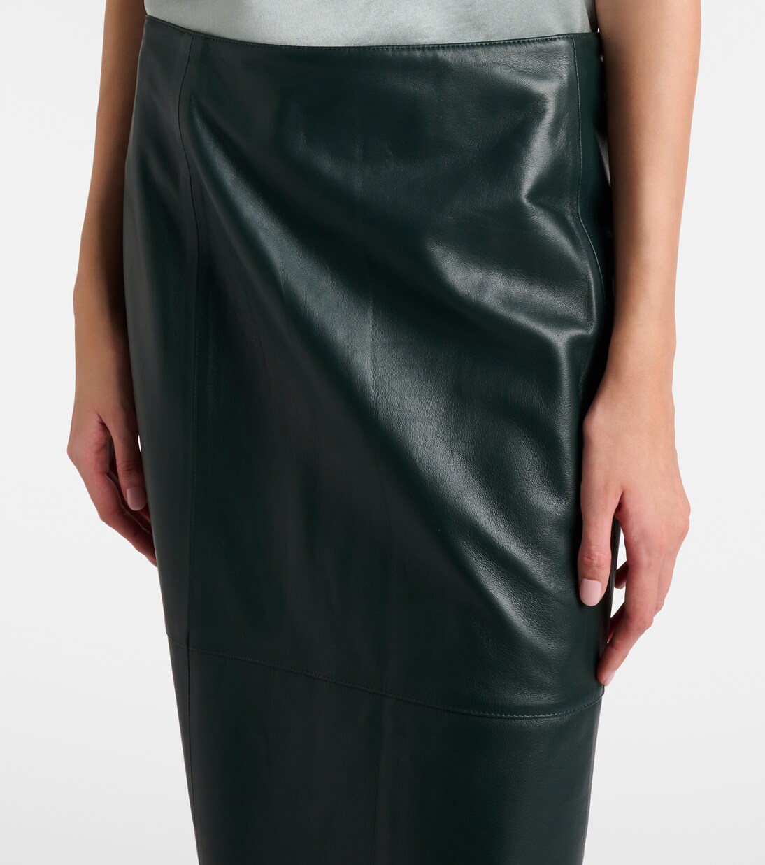 Leather pencil skirt | Vince
