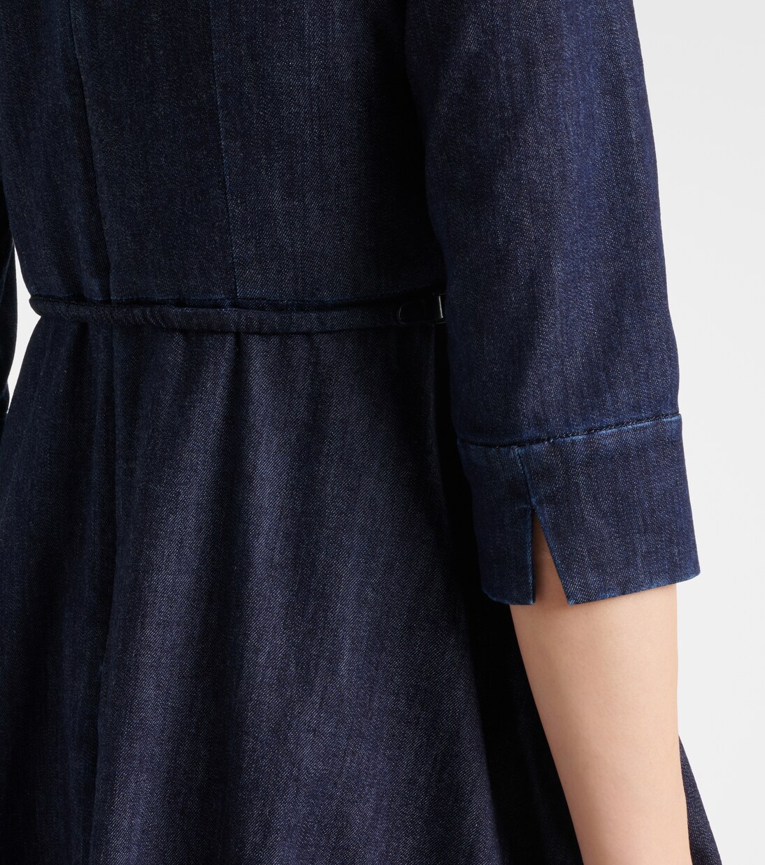 Vela embellished belted denim midi dress | 'S Max Mara
