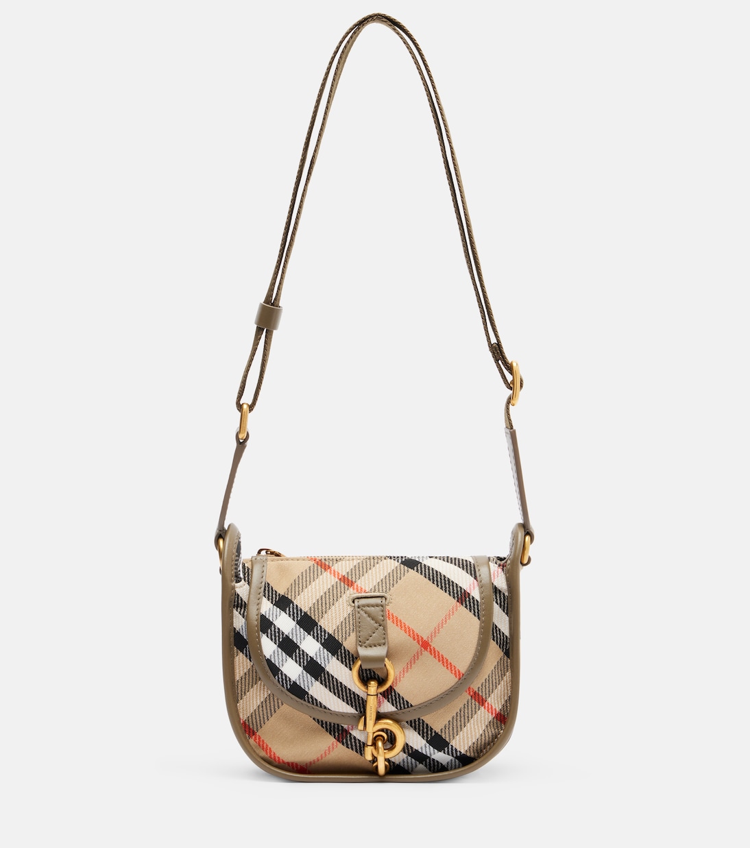 Bolso al hombro Clip Messenger Medium con piel | Burberry