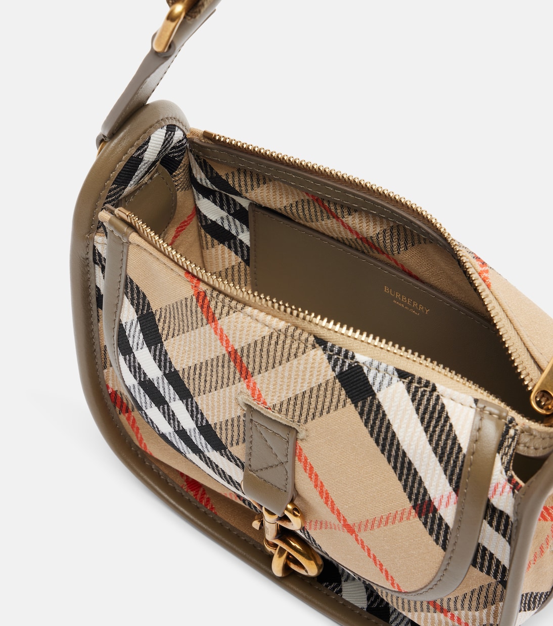 Bolso al hombro Clip Messenger Medium con piel | Burberry