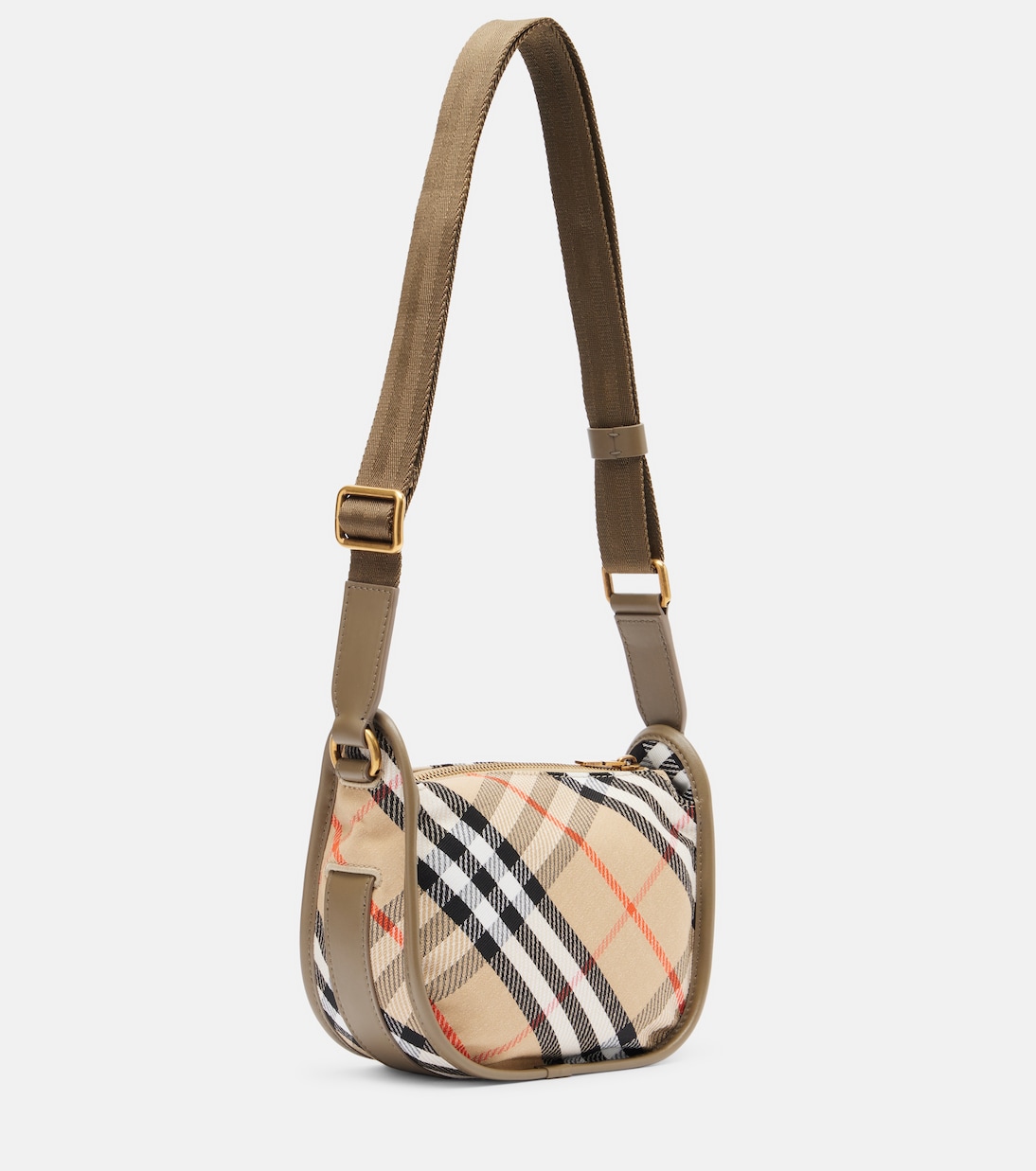 Bolso al hombro Clip Messenger Medium con piel | Burberry