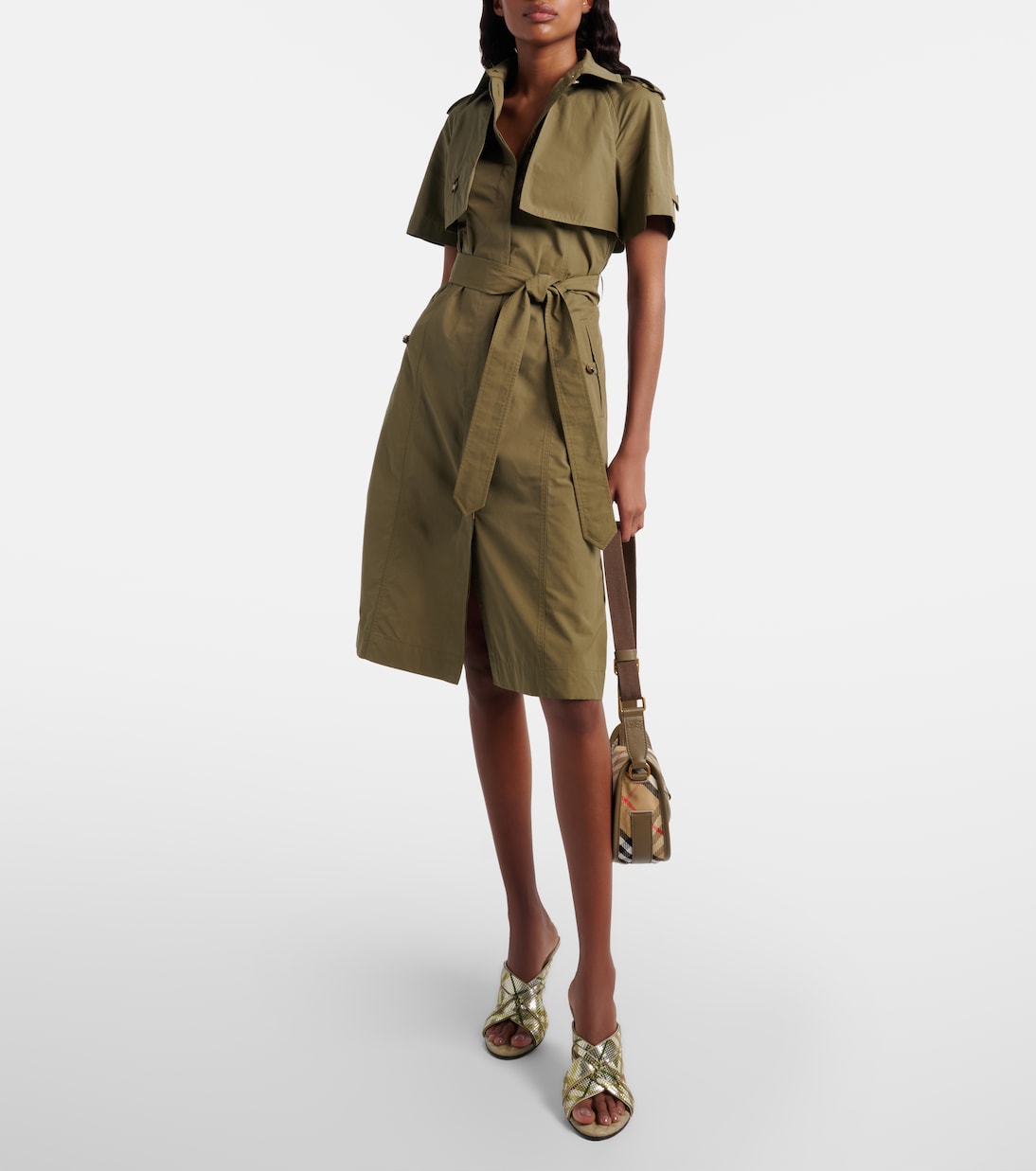 Bolso al hombro Clip Messenger Medium con piel | Burberry