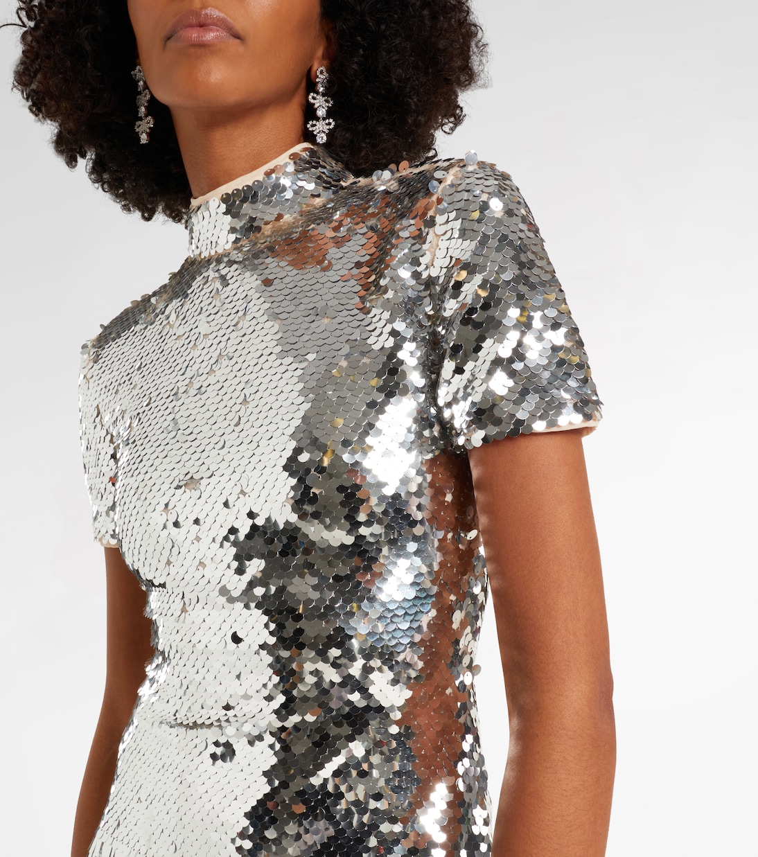 Sequined midi dress | Self-Portrait