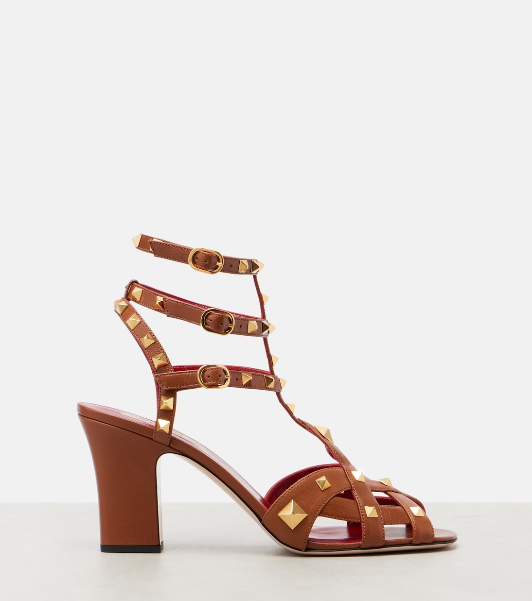 Sandali Studdy 80 in pelle | Valentino Garavani