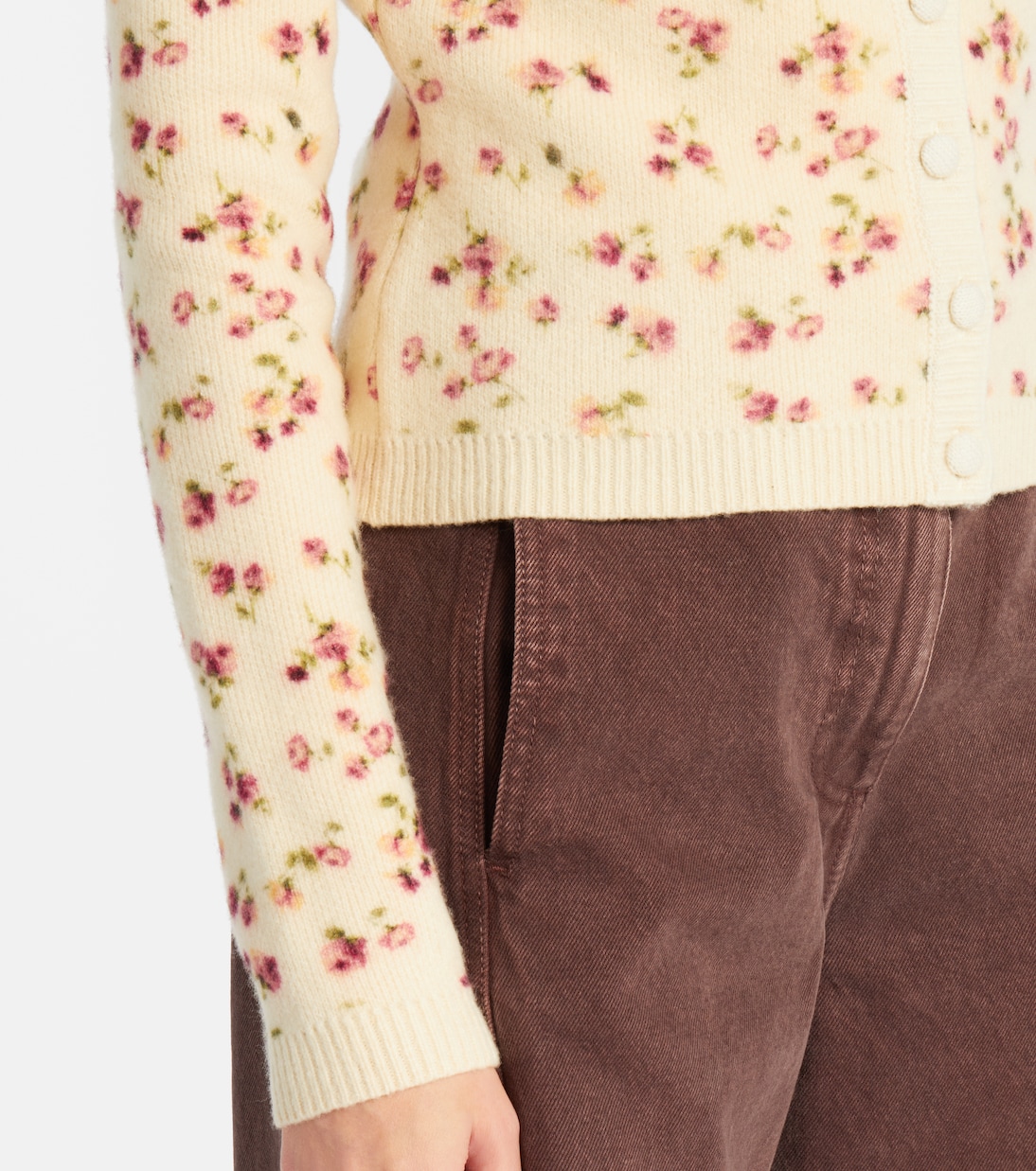 Wool, silk, and cashmere cardigan | Magda Butrym