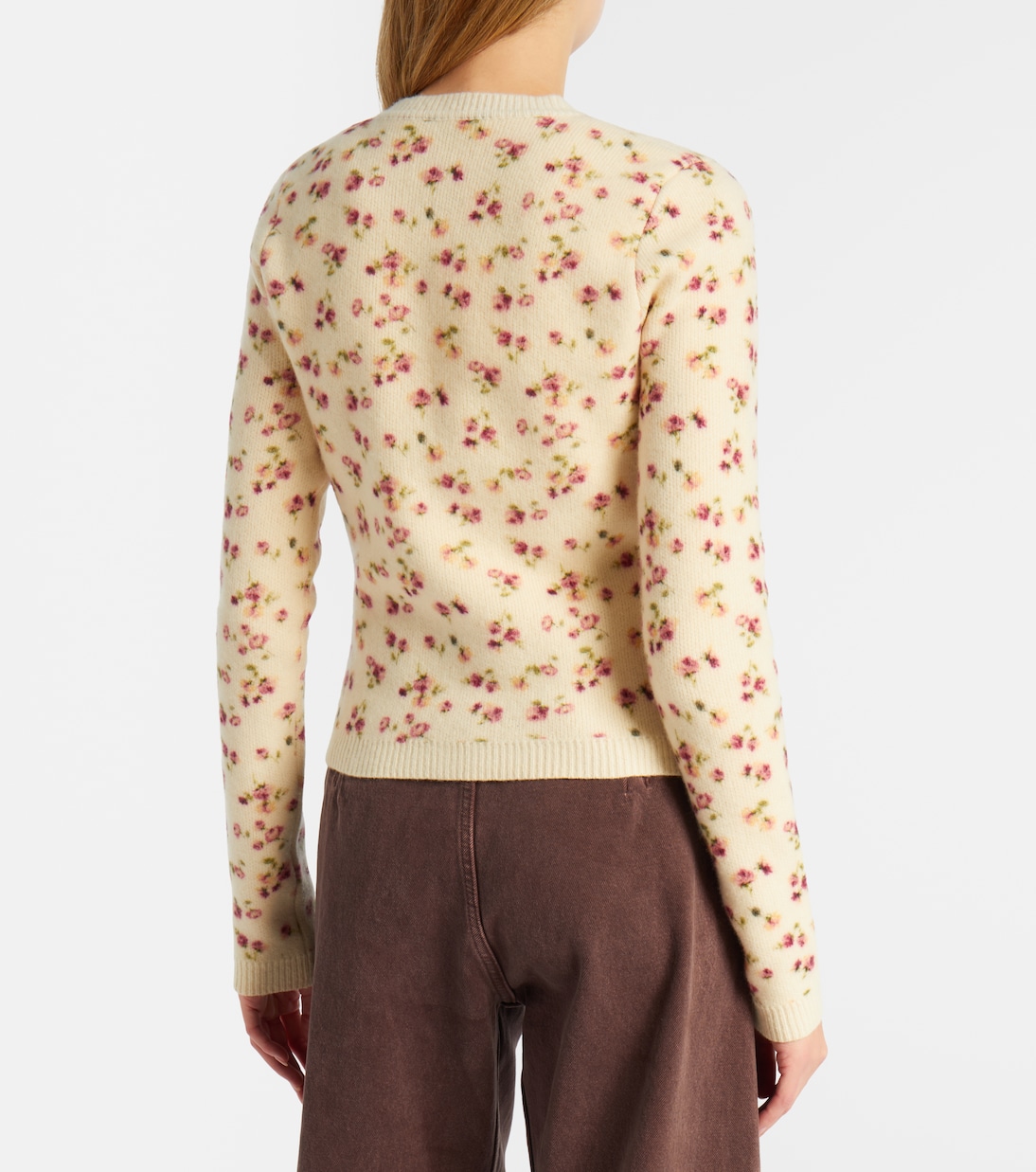 Wool, silk, and cashmere cardigan | Magda Butrym