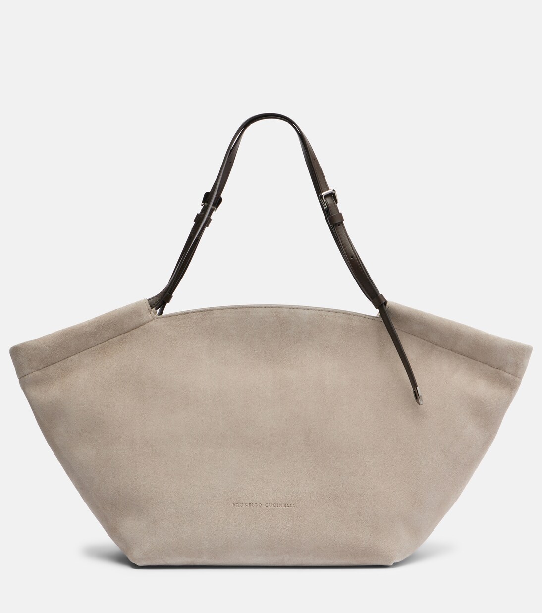 Sartorial Large suede tote bag | Brunello Cucinelli