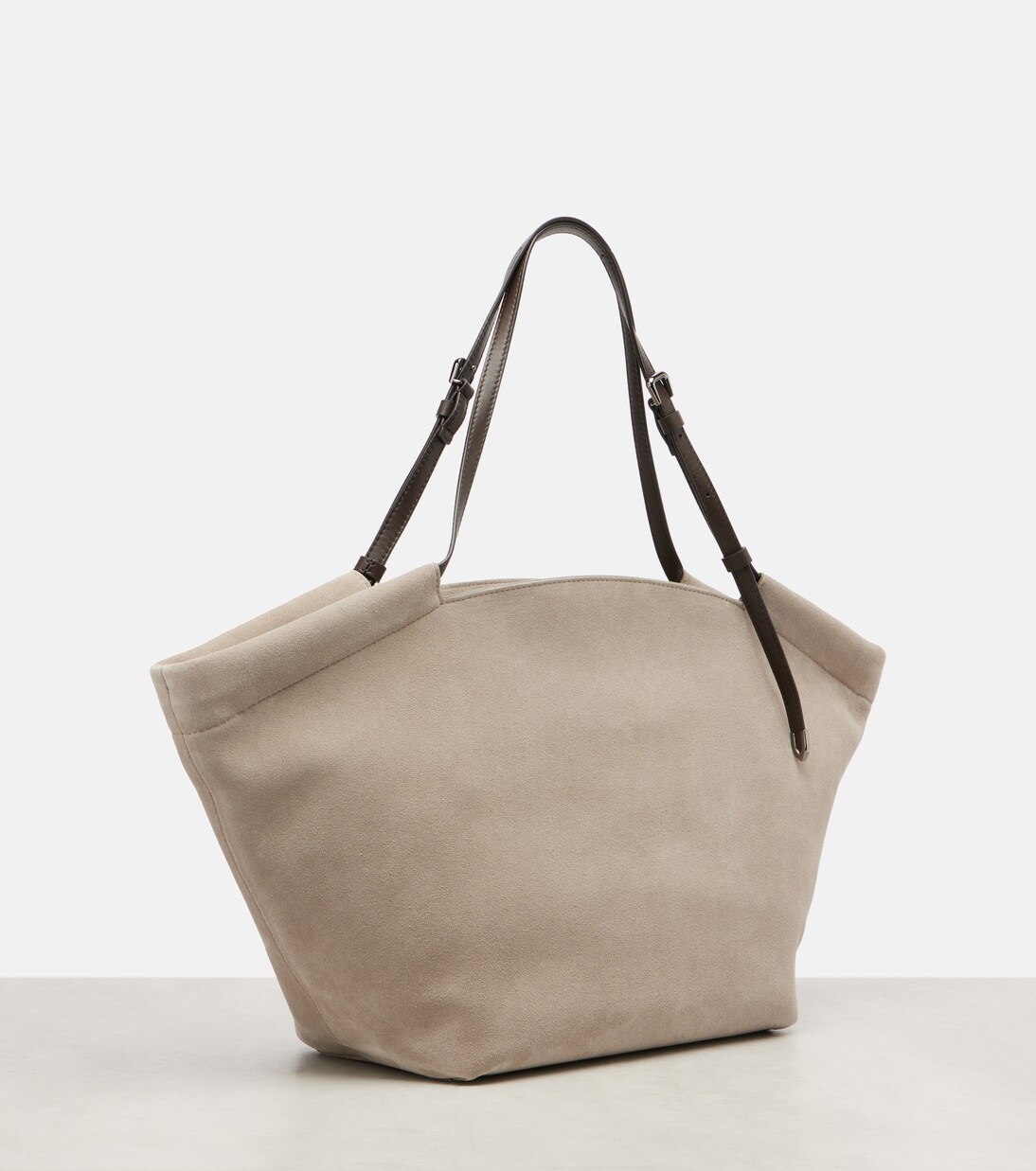 Sartorial Large suede tote bag | Brunello Cucinelli