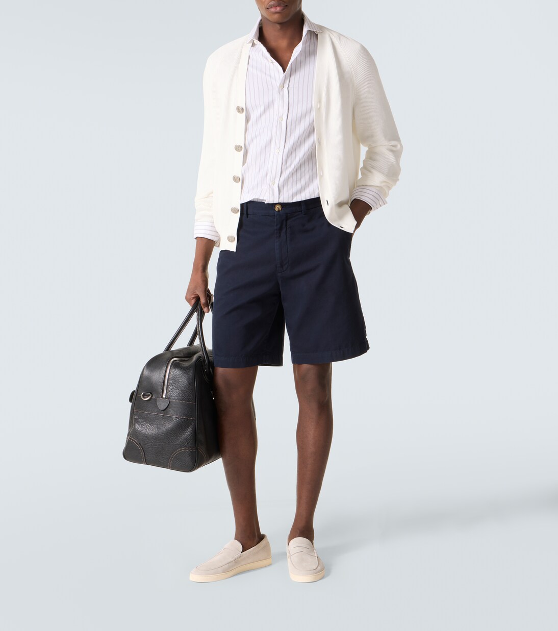 Cardigan aus Rippstrick | Brunello Cucinelli