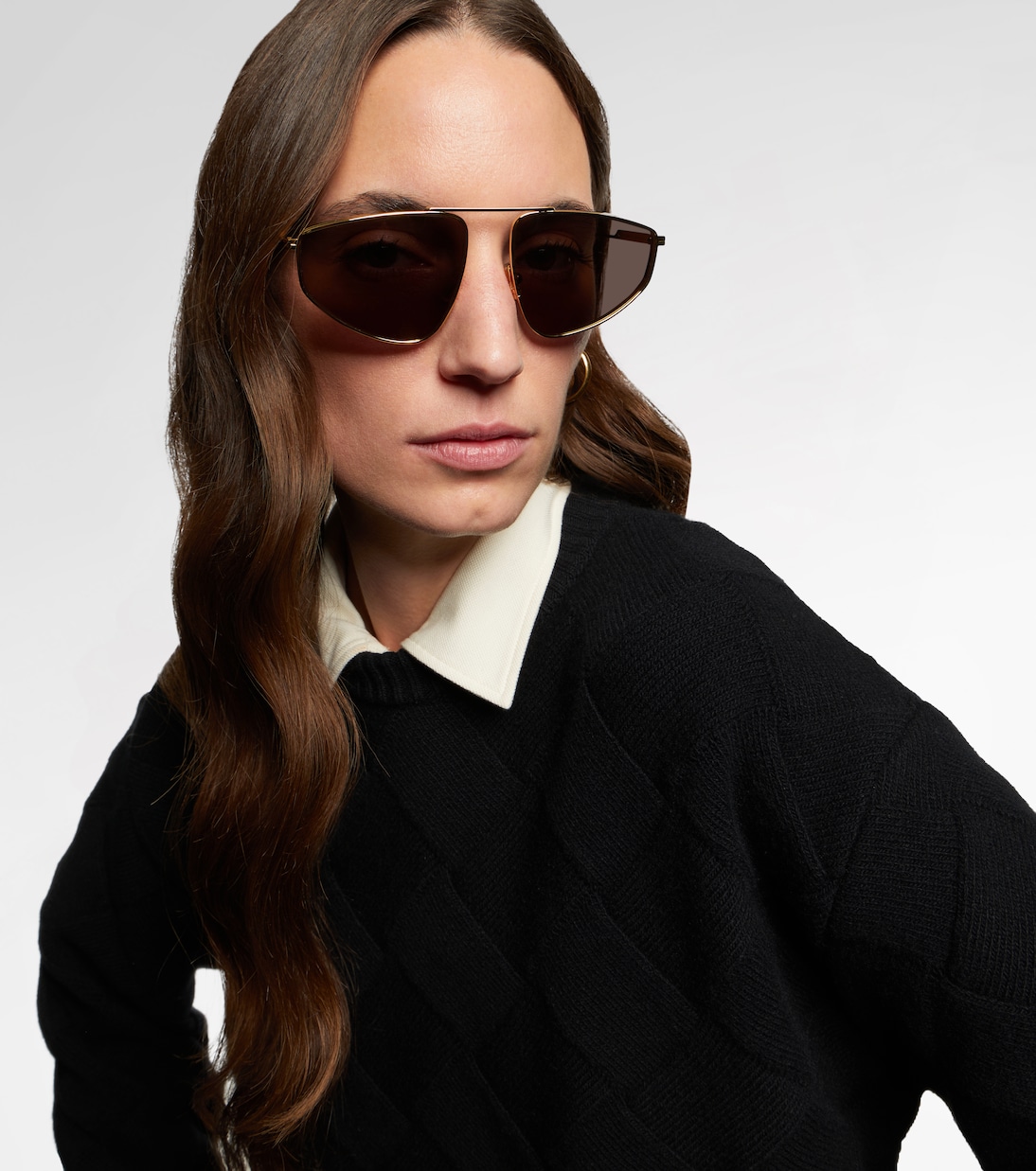 Light Ribbon飞行员太阳镜 | Bottega Veneta