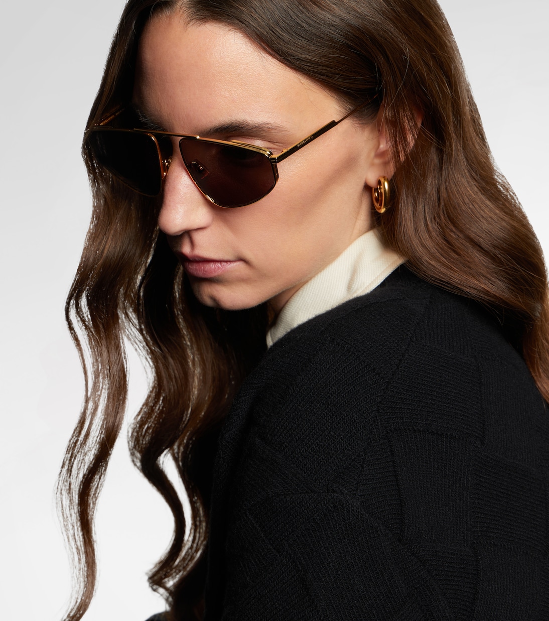 Light Ribbon飞行员太阳镜 | Bottega Veneta