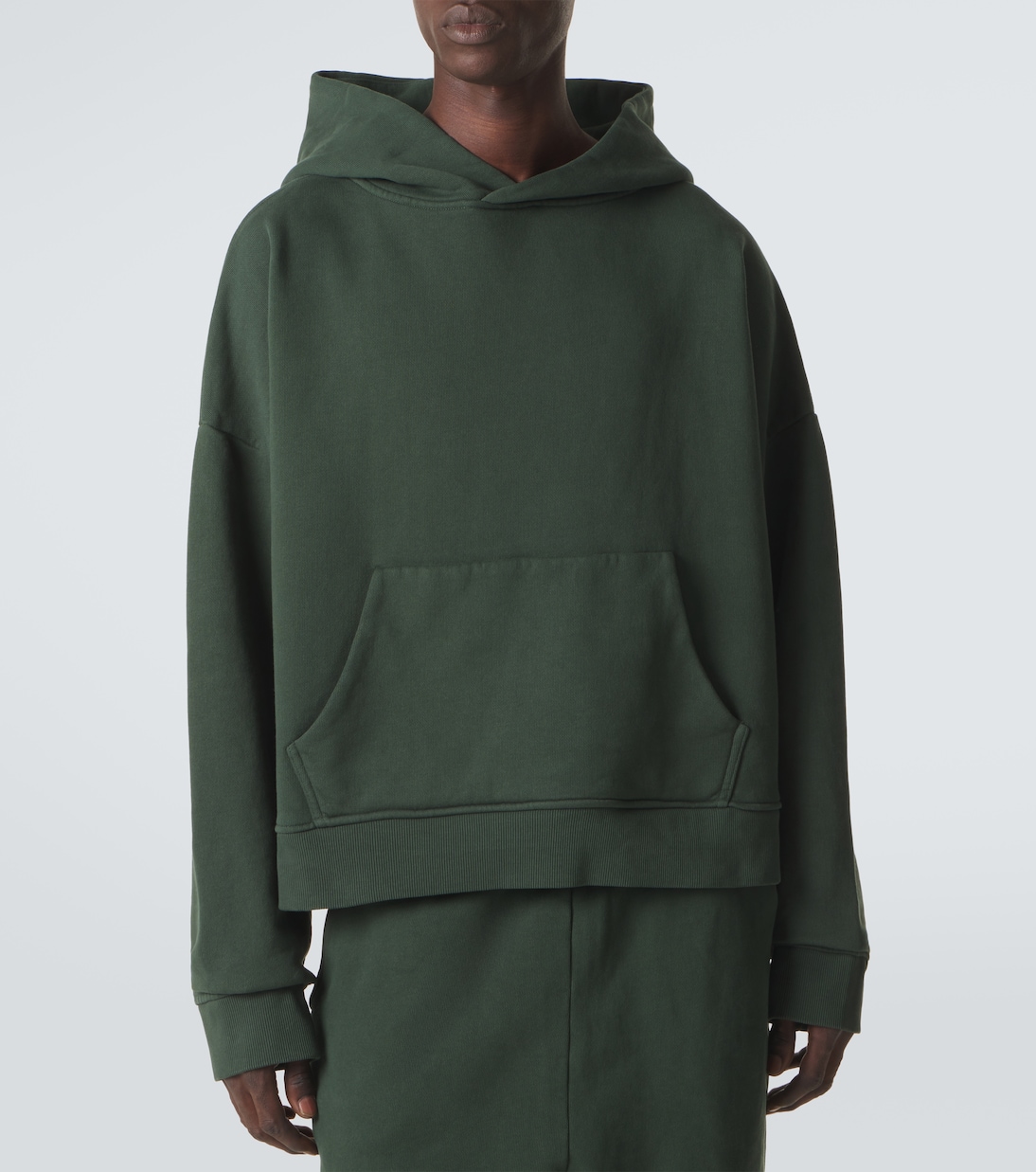 Heavy cotton jersey hoodie | Entire Studios