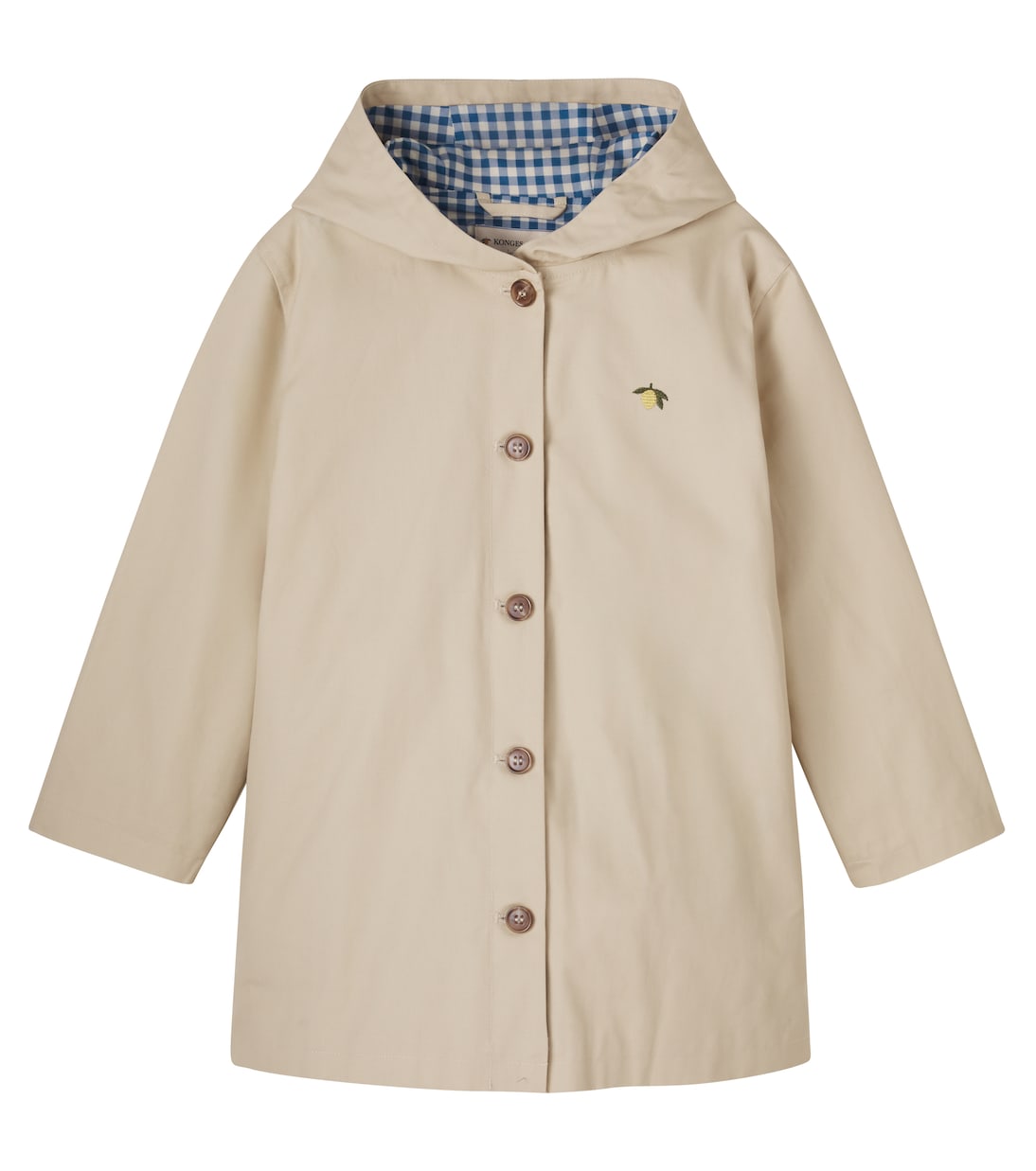 Hooded cotton trench coat | Konges Sløjd