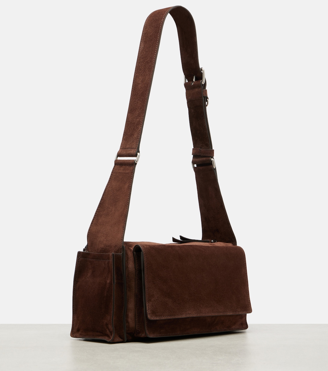 Utilitaire suede shoulder bag | Miu Miu