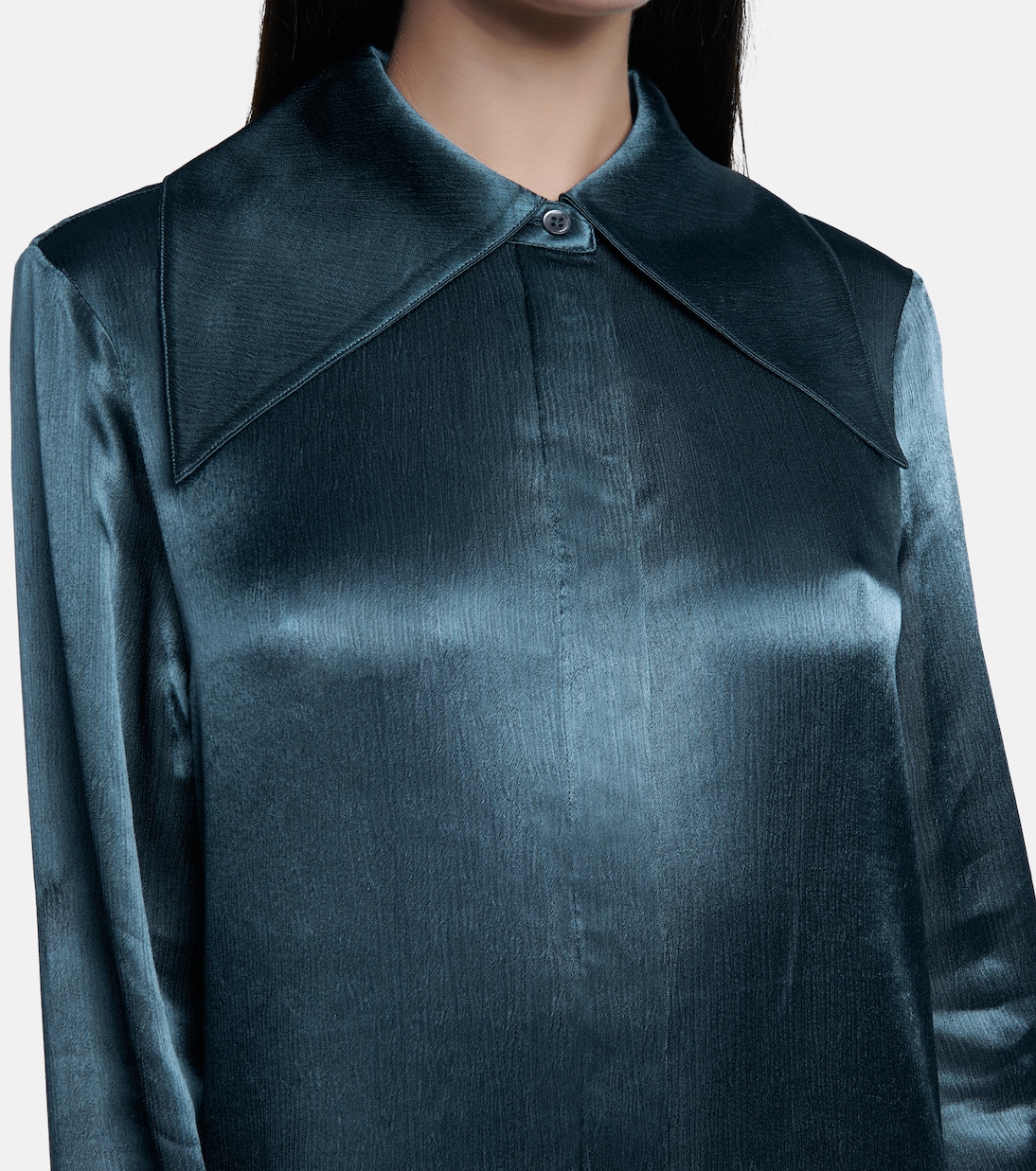 Oversize-Bluse aus Satin | CO
