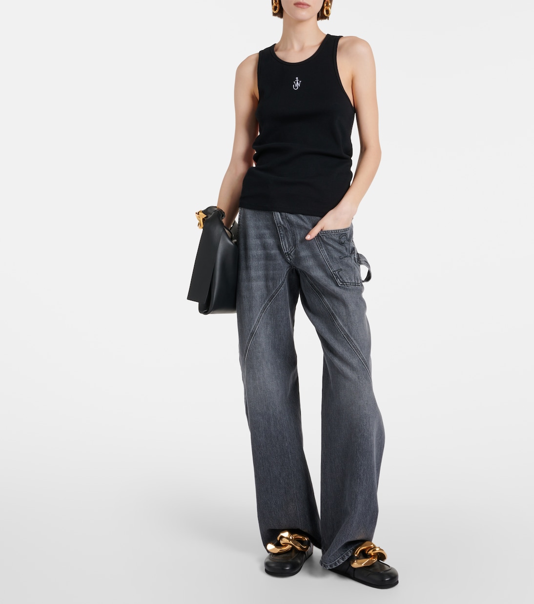 Mules en cuir à ornements | JW Anderson