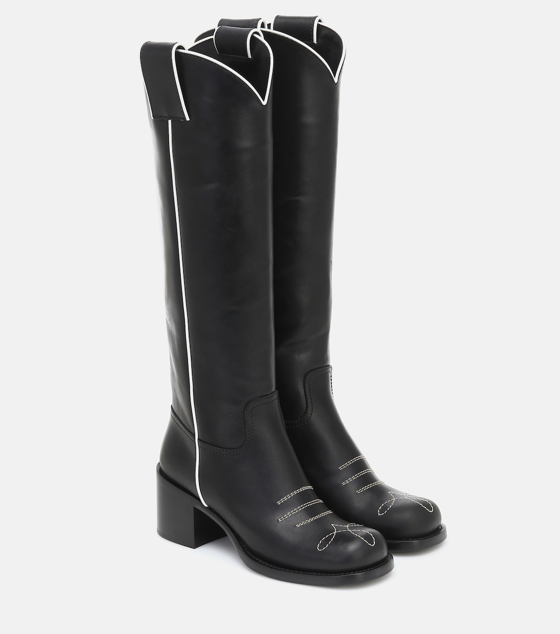 Western knee-high boots | Miu Miu