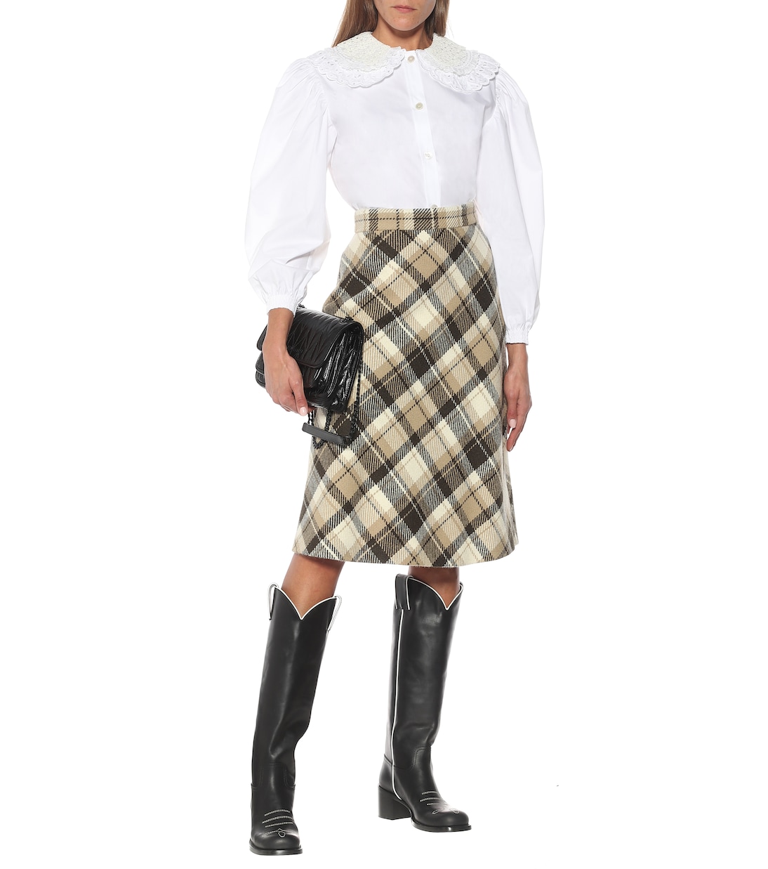 Western knee-high boots | Miu Miu