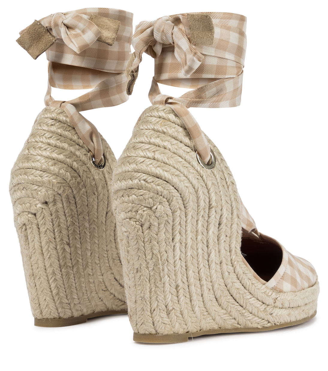 Stevie checked espadrille wedges | Altuzarra