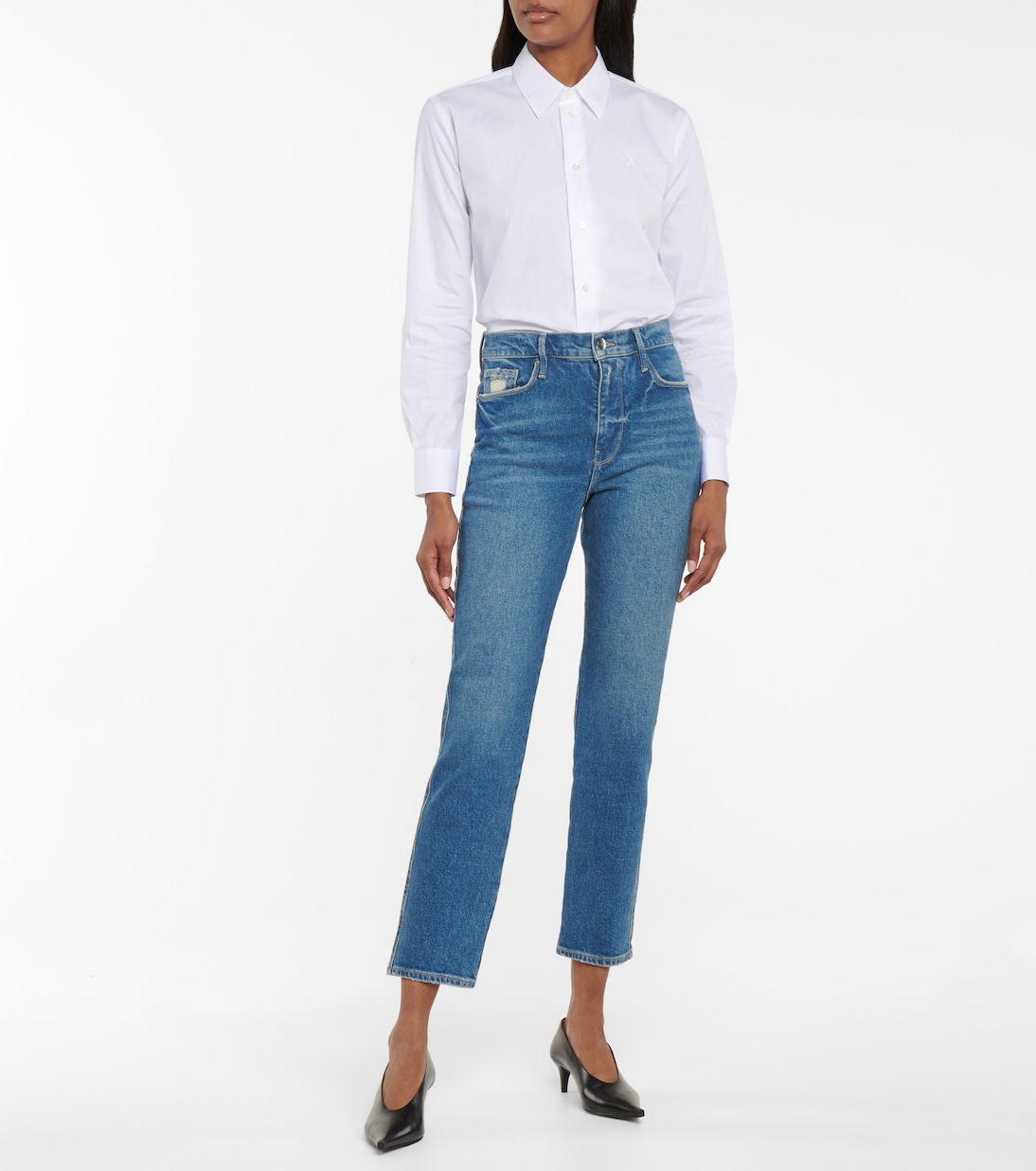 Jeans skinny Le Sylvie de tiro medio | Frame